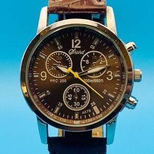 Men's Brown Chronograph Watch